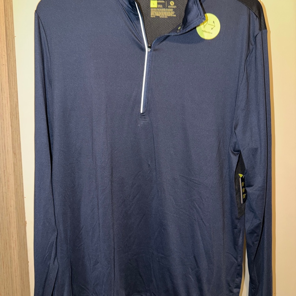 Xersion Navy Quick-Dry Reflective Pullover BNWT
